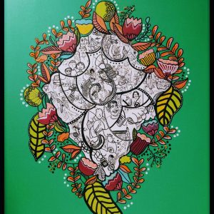 "Les fleurs de la Mama."