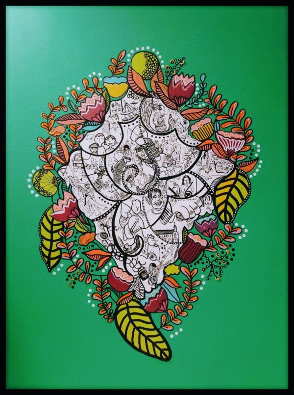 "Les fleurs de la Mama."